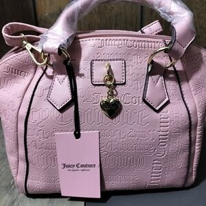 NWT Juicy Couture Pink Embossed Women's Bag